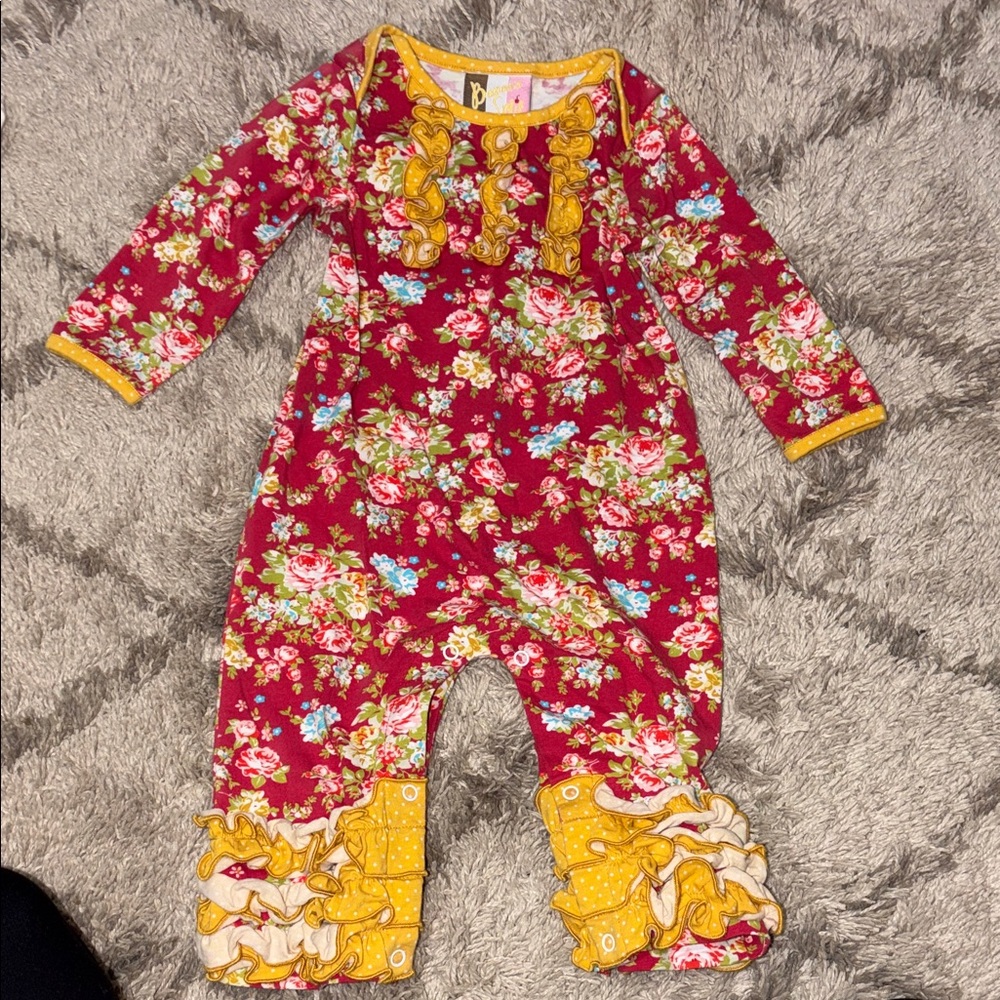 Floral Kids One Piece